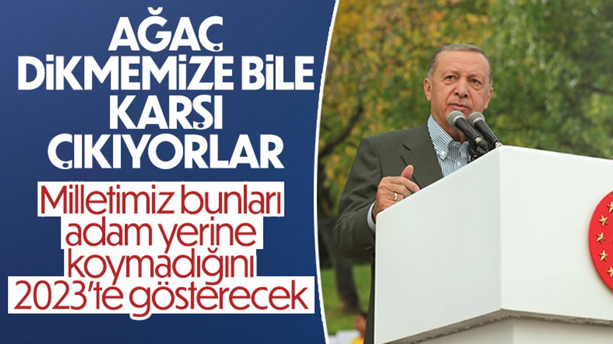 Cumhurbaşkanı Erdoğan: Milletimiz bunları adam yerine koymadığını 2023'de gösterecek
