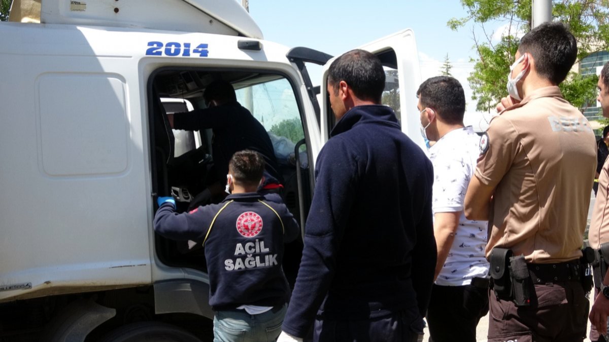 Erzurum'da haber alınamayan kamyoncu, aracında ölü bulundu