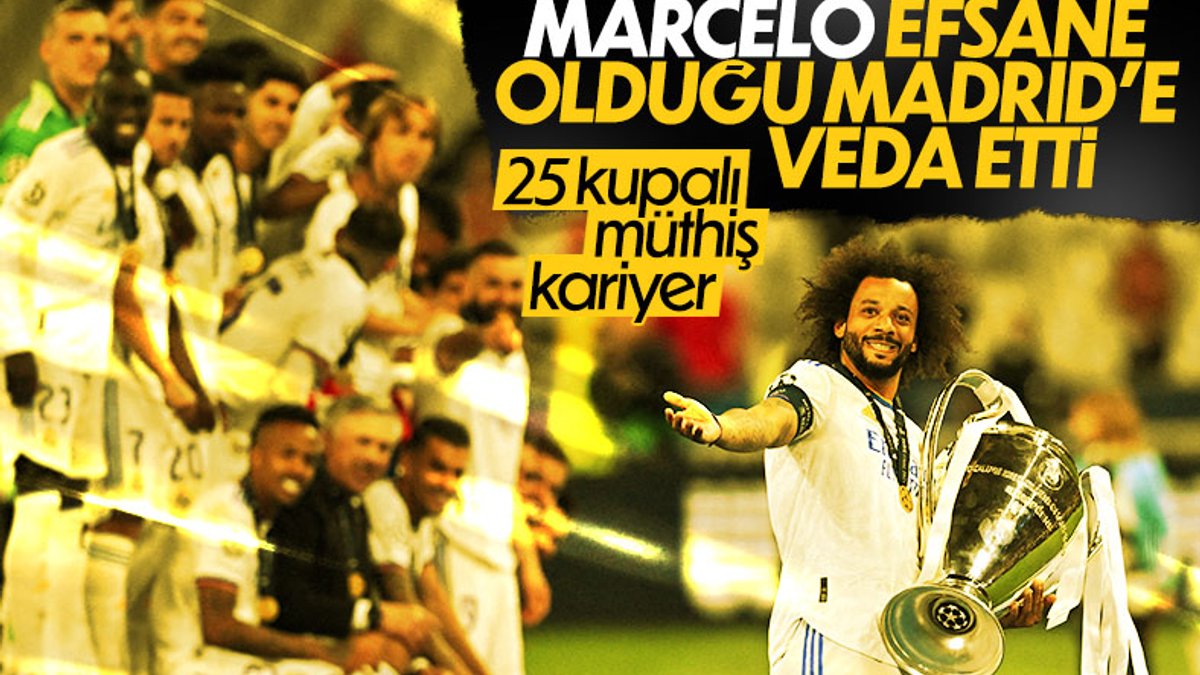 Marcelo, Real Madrid'e veda etti