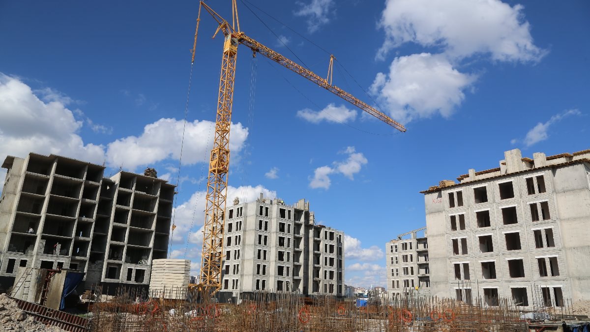 Kayseri'deki TOKİ projesinin yüzde 50'si tamamlandı