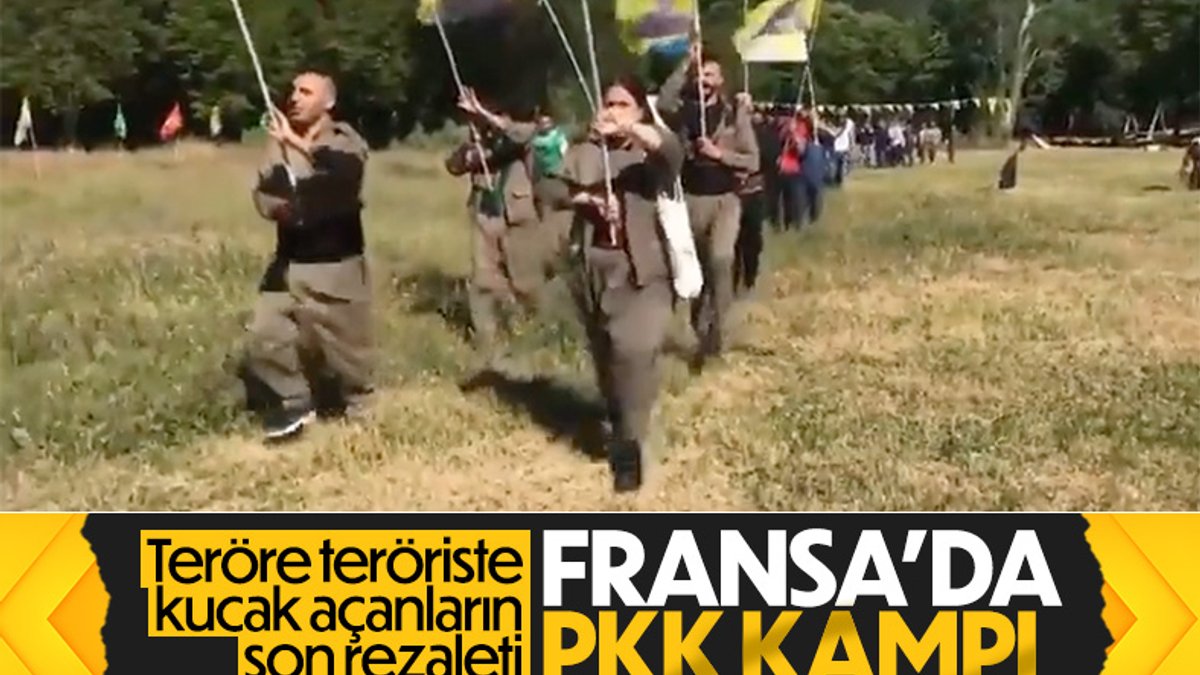 Fransa'daki PKK kampından görüntüler