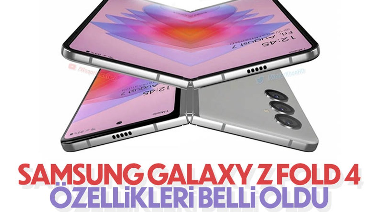 Samsung Galaxy Z Fold 4'ün özellikleri belli oldu