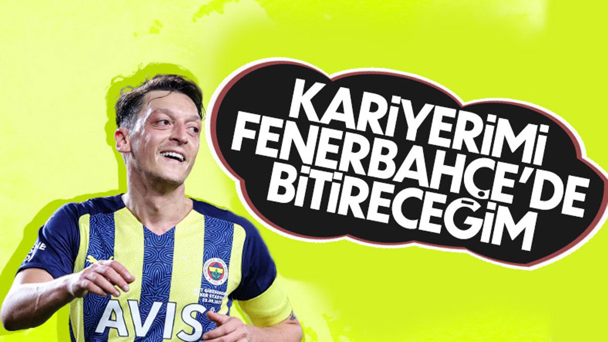 Mesut Özil, Fenerbahçe'den ayrılmayacağını açıkladı