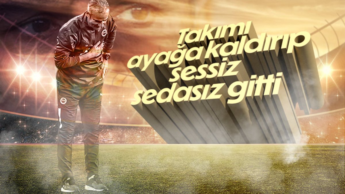 İsmail Kartal, Fenerbahçe'ye veda etti
