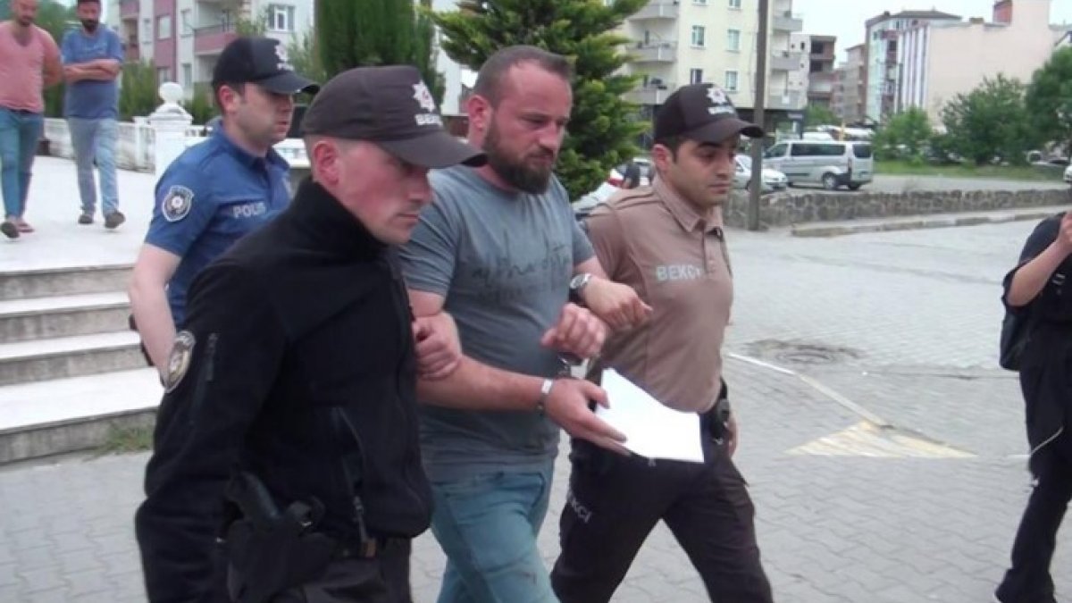 Ordu'da kepçeyle husumetlisinin otomobilini ters çeviren operatör tutuklandı