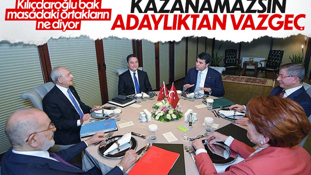 Millet İttifakı'nda Kılıçdaroğlu endişesi: Kazanamaz