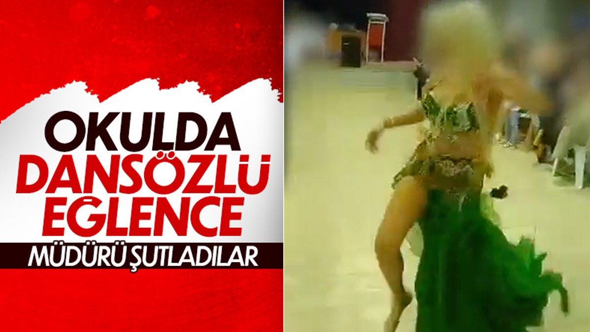 Bursa'daki okulda dansözlü etkinlik: Müdür görevden alındı
