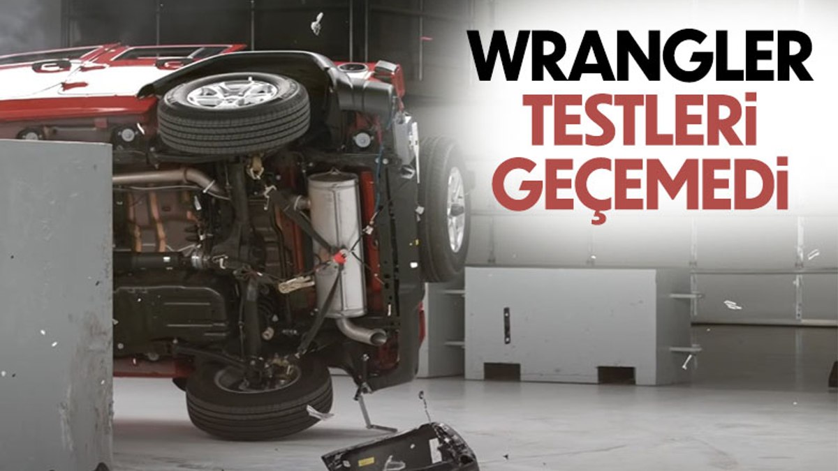 Jeep Wrangler, çarpışma testlerinde sınıfta kaldı