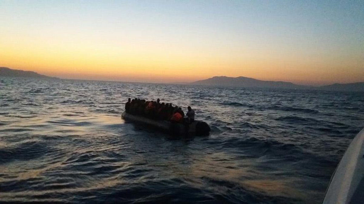 Aydın’da mobil radarla, 75 kaçak göçmen yakalandı