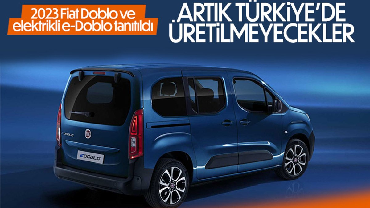 2023 Fiat Doblo ve elektrikli e-Doblo tanıtıldı