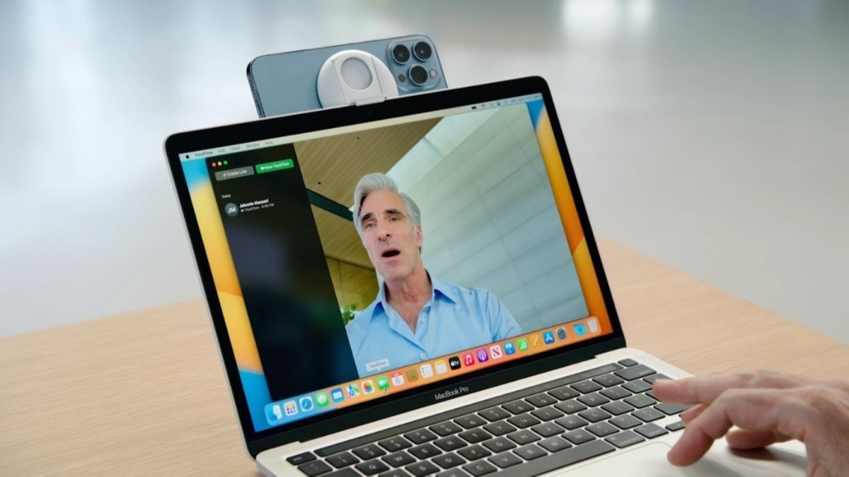 iPhone'lar, Mac'lerde webcam olarak kullanılabilecek