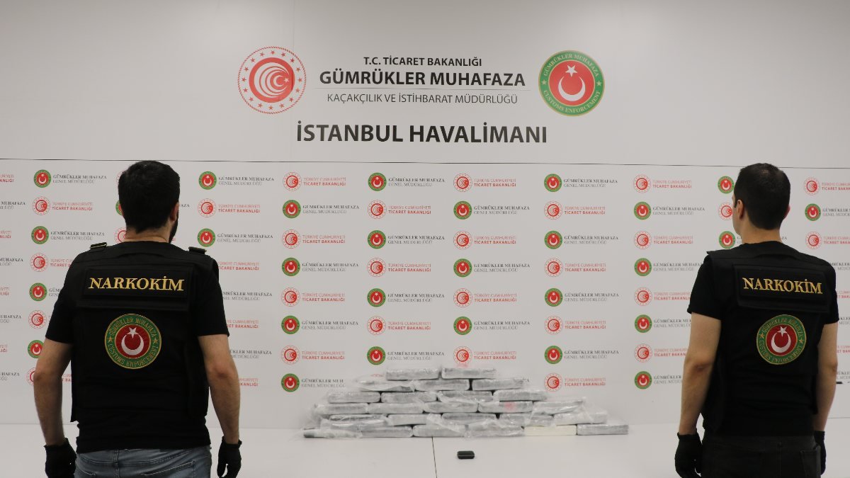 İstanbul Havalimanı'nda uyuşturucu operasyonu: 36 kilogram kokain yakalandı