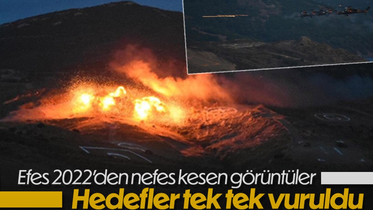 Efes-2022 Seçkin Gözlemci Gününün gece safhası nefes kesti