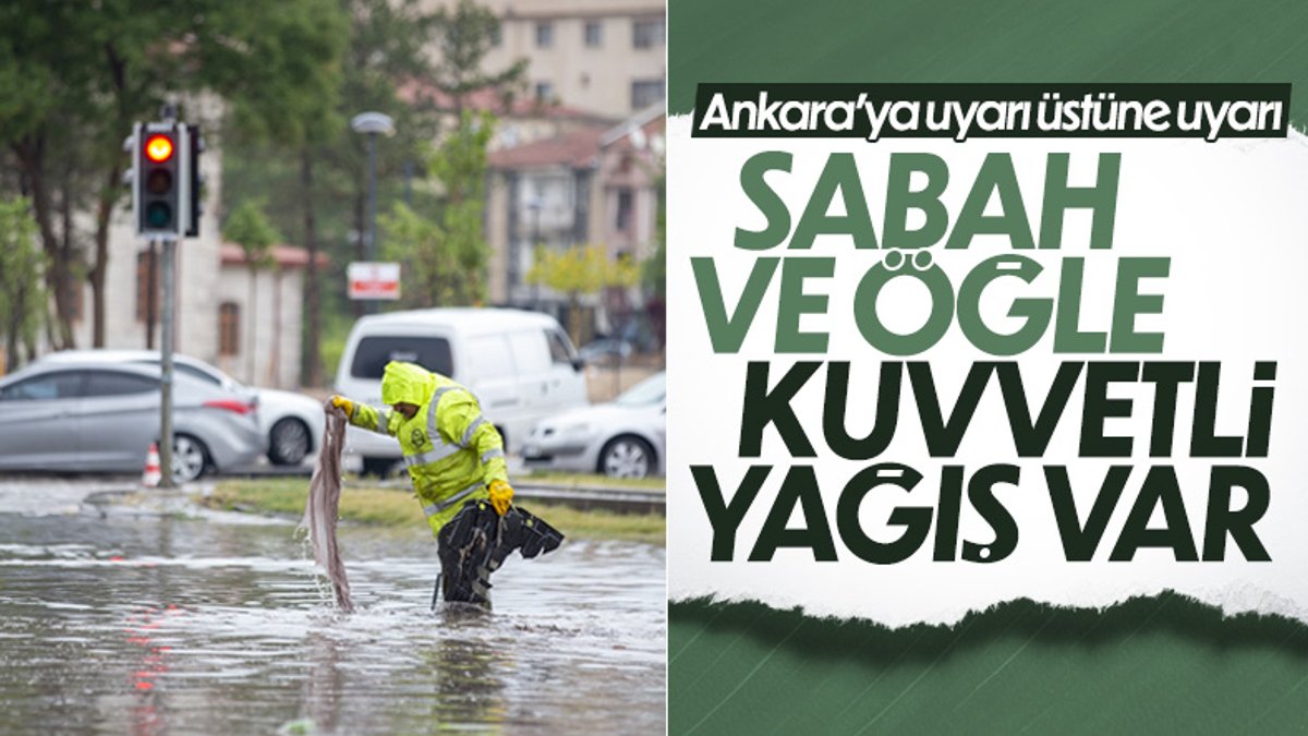 Ankara Büyükşehir Belediyesi bir kez daha yağışlara karşı uyardı
