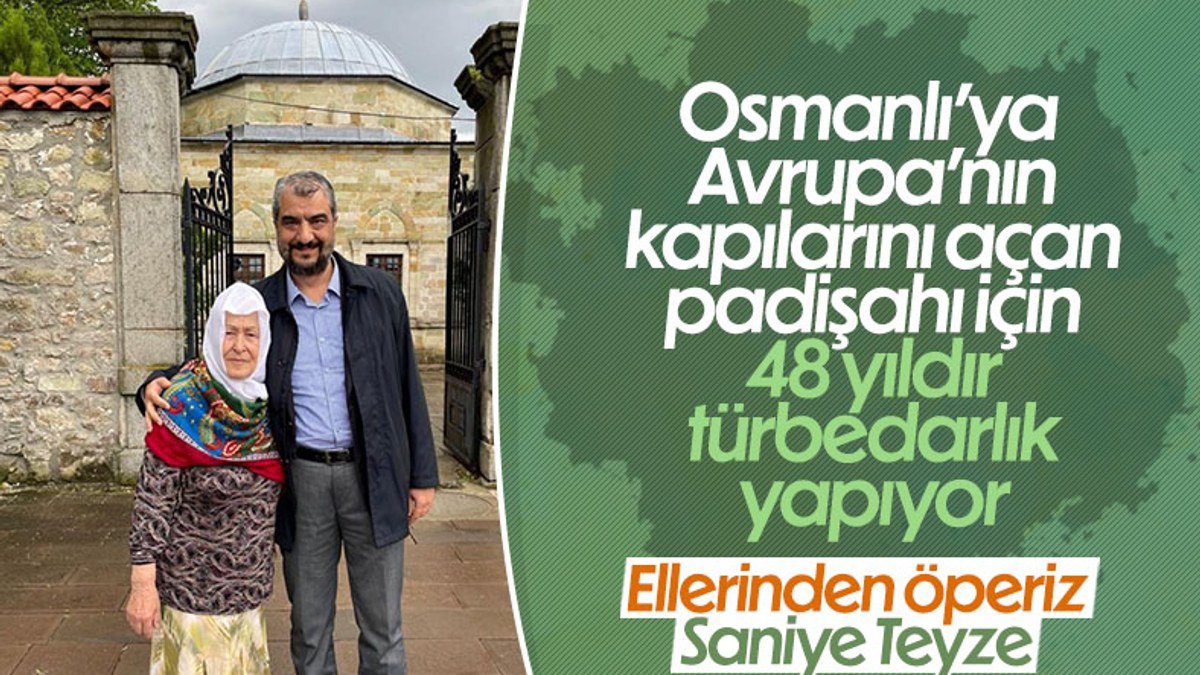 Türk Dünyası Parlamenterler Vakfı'ndan Saniye Teyze'ye ziyaret