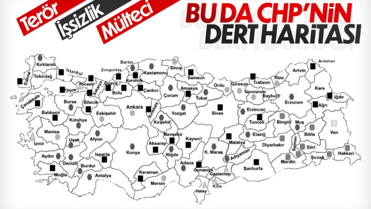 CHP'nin, 'Türkiye'nin dert haritası' raporu