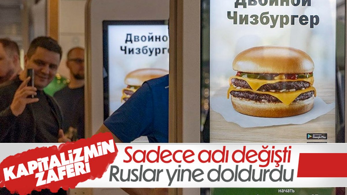 Rusya'da McDonald’s restoranları, yeni adıyla tekrar hizmete açıldı