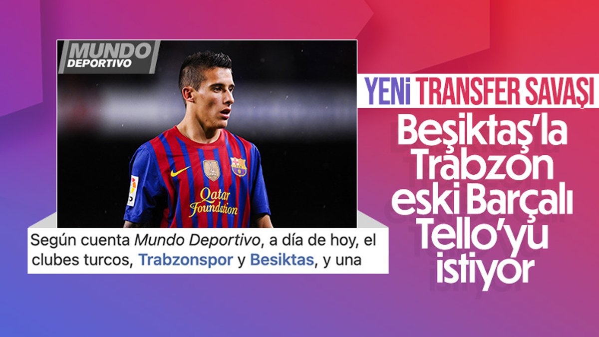 Trabzonspor ile Beşiktaş Cristian Tello'nun peşinde
