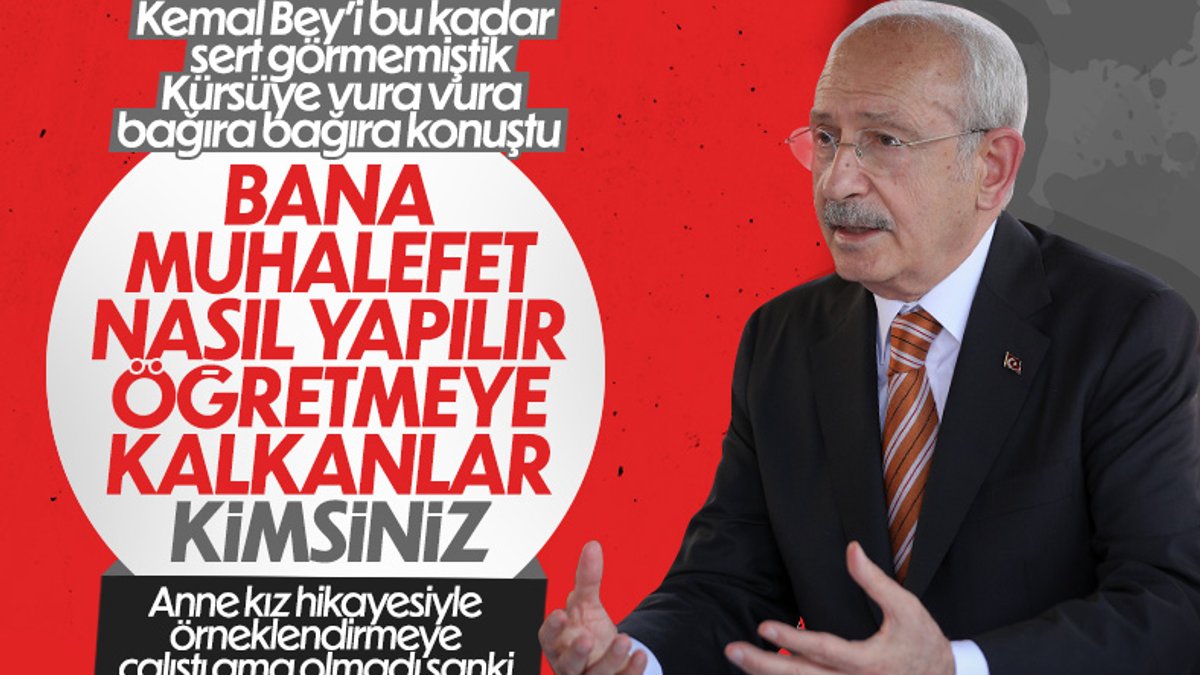 Kemal Kılıçdaroğlu'ndan kendisini eleştirenlere: Bana muhalefet yapmayı öğretmeyin