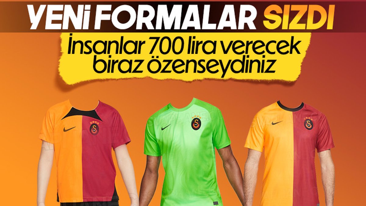 Galatasaray'ın yeni sezon formaları sızdırıldı