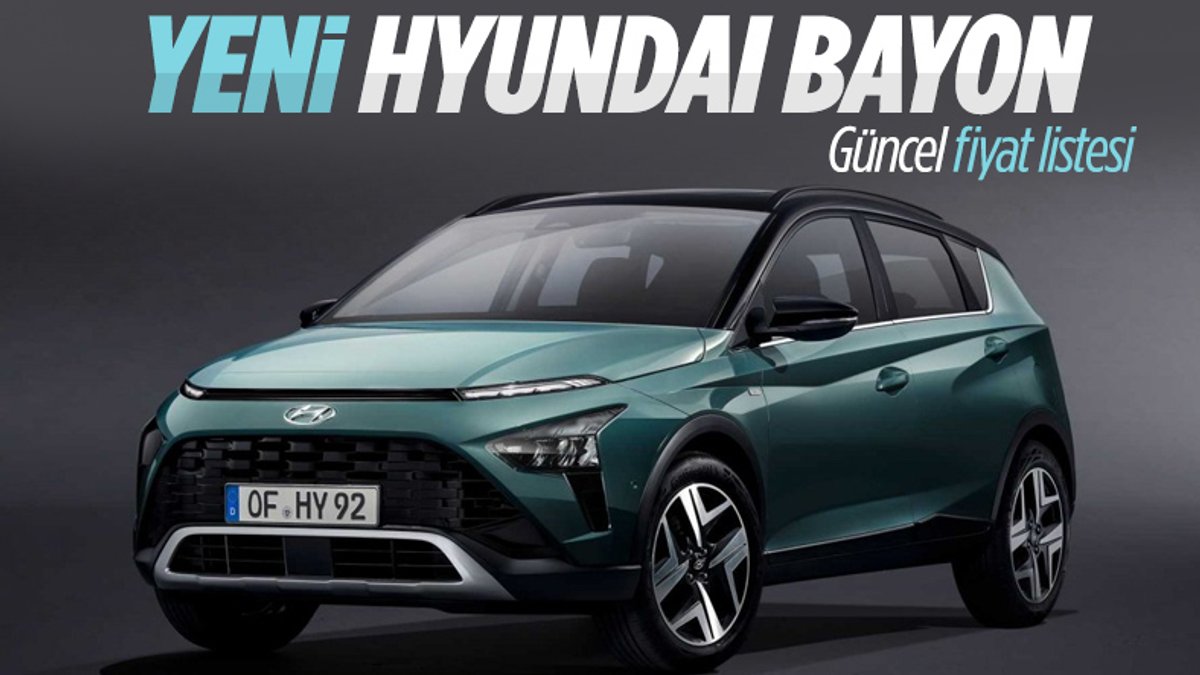 Türkiye'de üretilen Hyundai Bayon haziran fiyat listesi