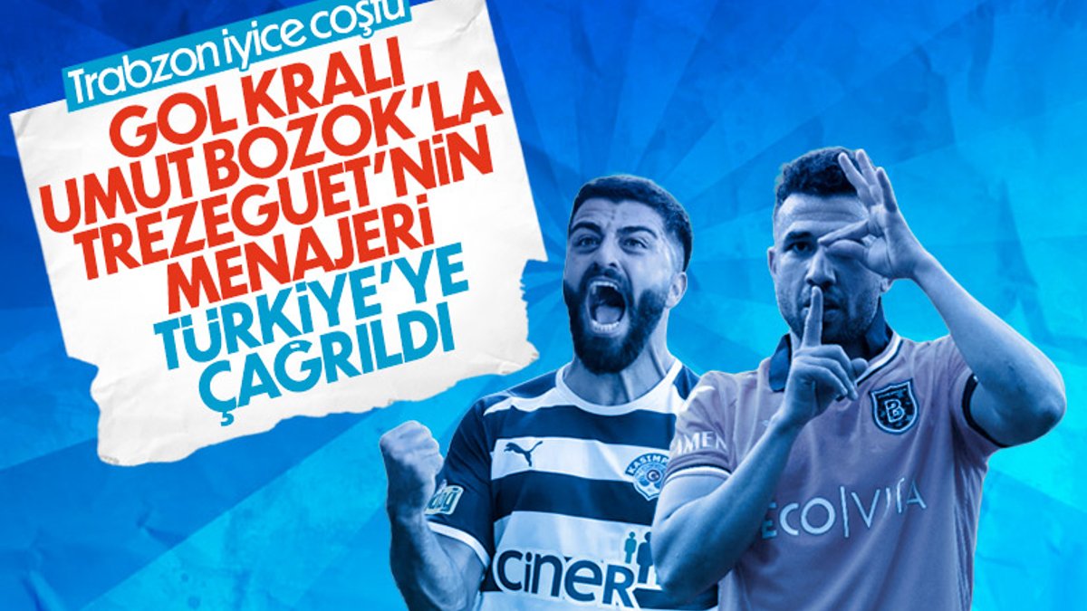 Trabzonspor'da Umut Bozok ve Trezeguet sesleri