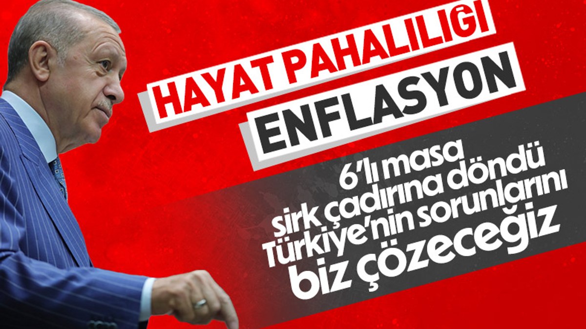 Cumhurbaşkanı Erdoğan: Hayat pahalılığı ve enflasyon sorununu çözeceğiz