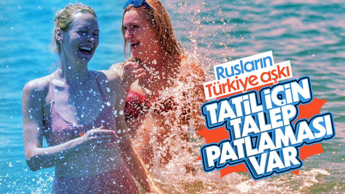 Rusların Türkiye'de tatil talebi yoğunluğa takılıyor