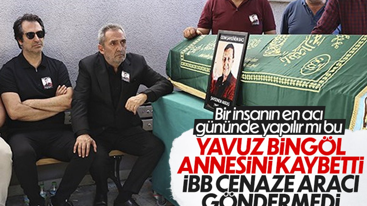 Yavuz Bingöl'den annesinin cenaze töreninde sitem