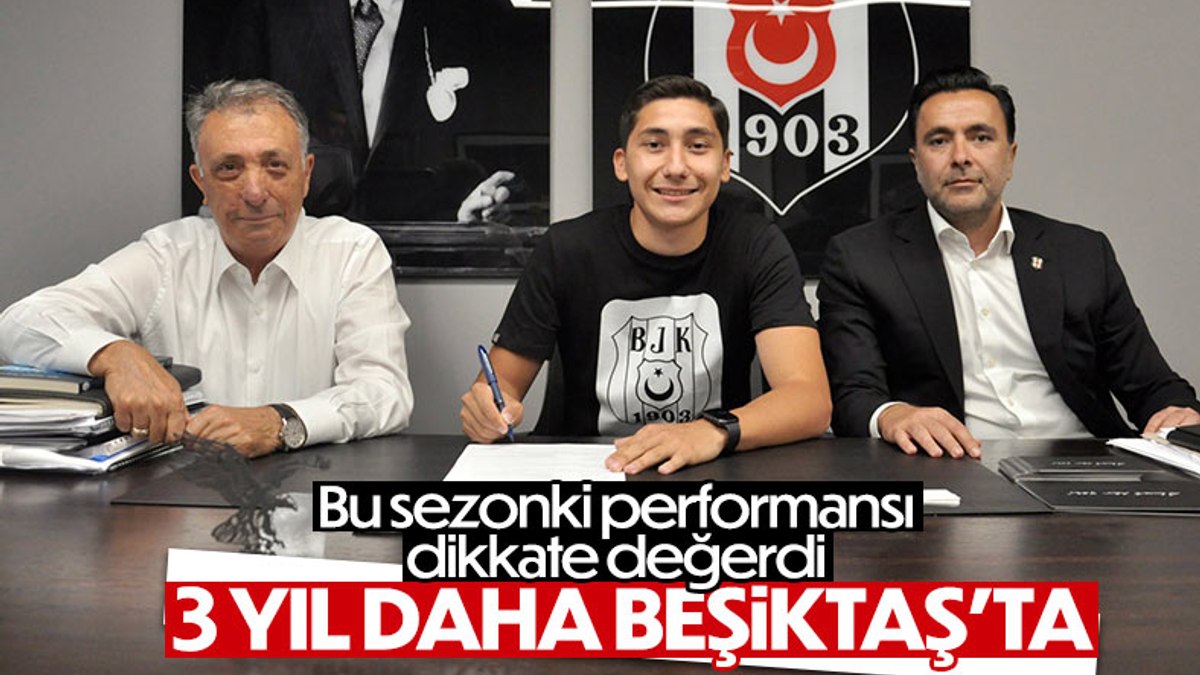 Beşiktaş, Emirhan İlkhanla 3 yıllık sözleşme imzaladı