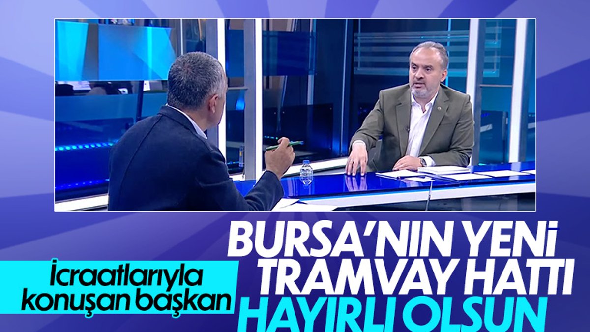 Alinur Aktaş'tan Bursalılara tramvay müjdesi