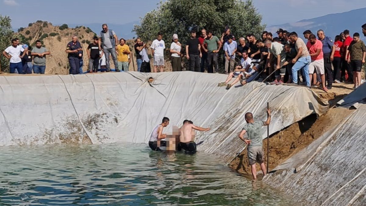 Aydın'da sulama göletine giren 2 çocuk boğuldu