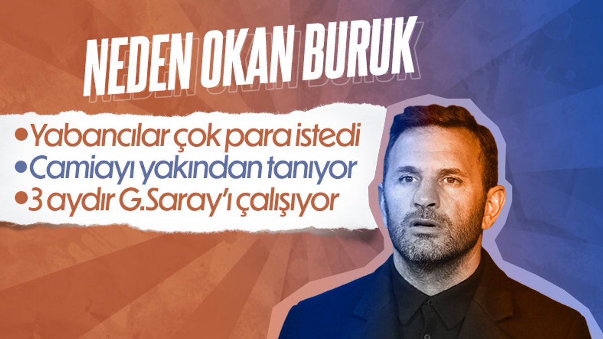 Galatasaray'da Okan Buruk tercihinin sebepleri