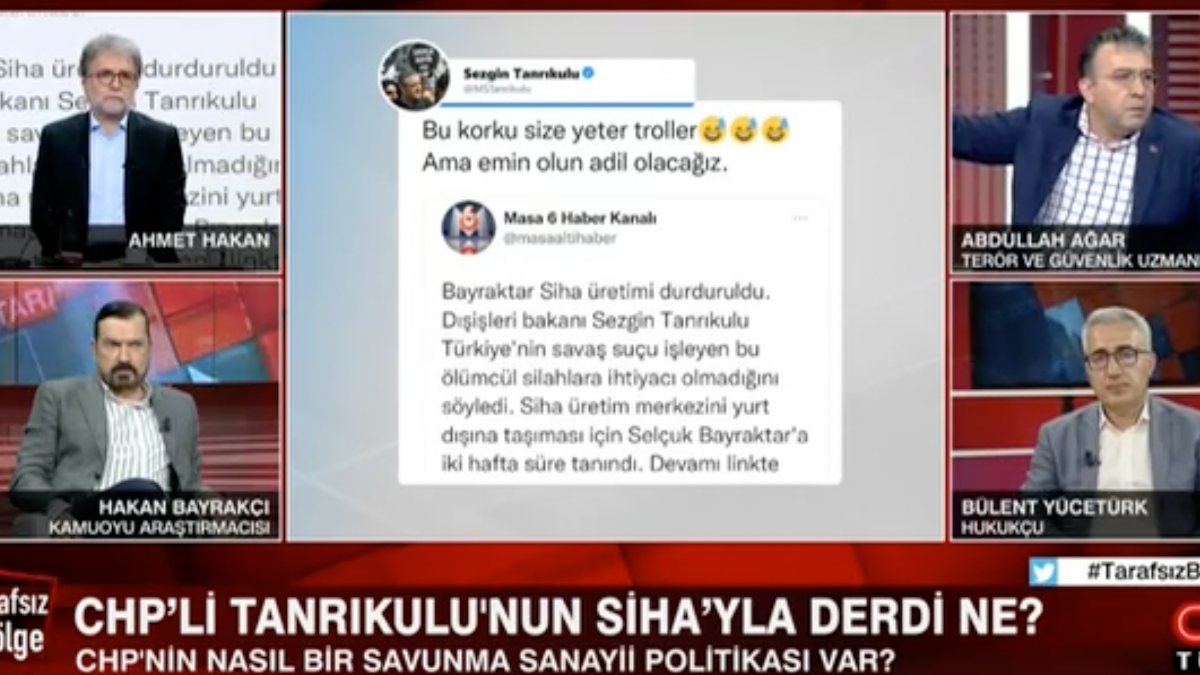 Canlı yayında Sezgin Tanrıkulu ve CHP tartışması