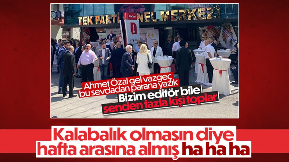 Ahmet Özal: Açılışımızı kalabalık olmasın diye hafta arasına aldık