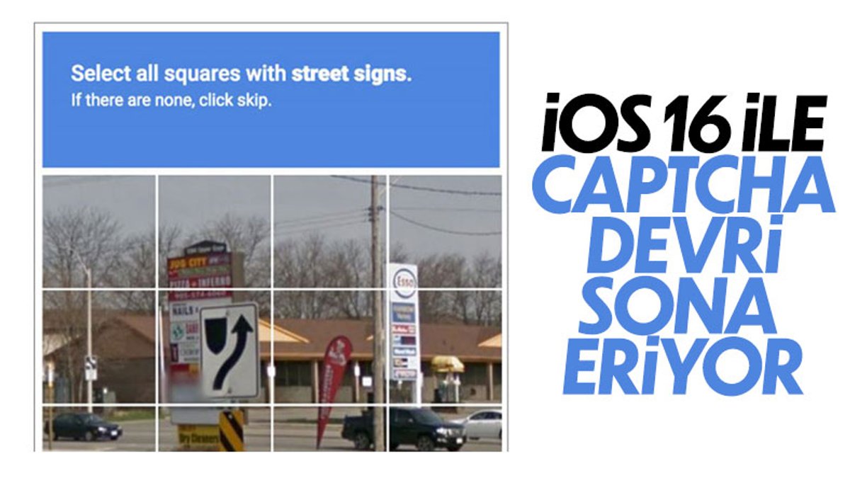 iOS 16 ile CAPTCHA devri bitiyor