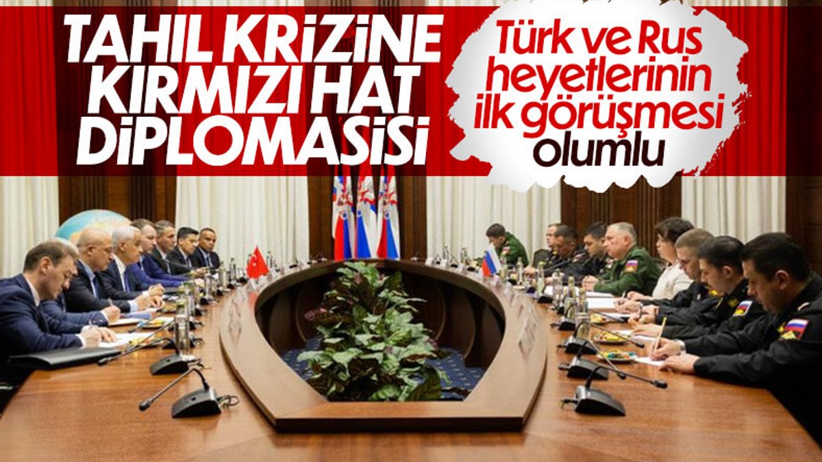 Tahıl koridoru kapsamında Türk ve Rus heyeti görüştü