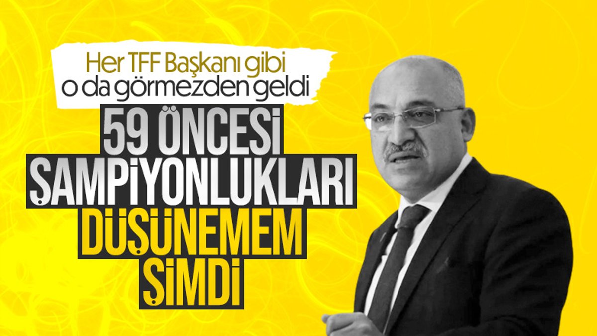 TFF Başkanı Mehmet Büyükekşi'den Fenerbahçe açıklaması