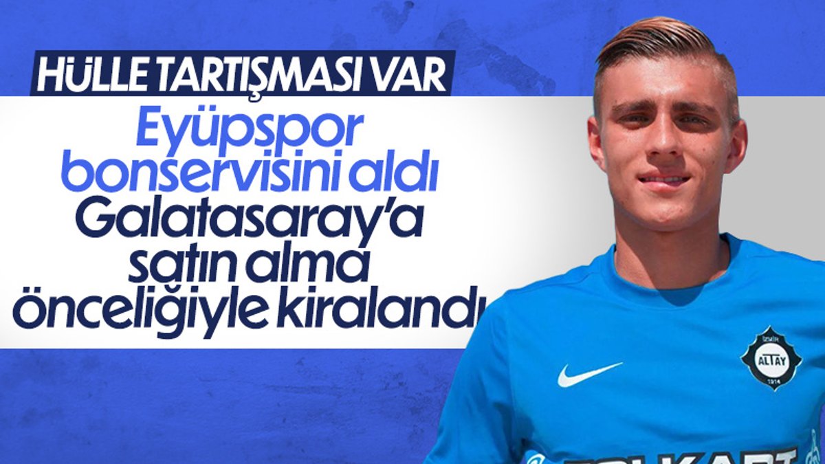 Eyüpspor, Kazımcan Karataş'ı alıp Galatasaray'a kiraladı