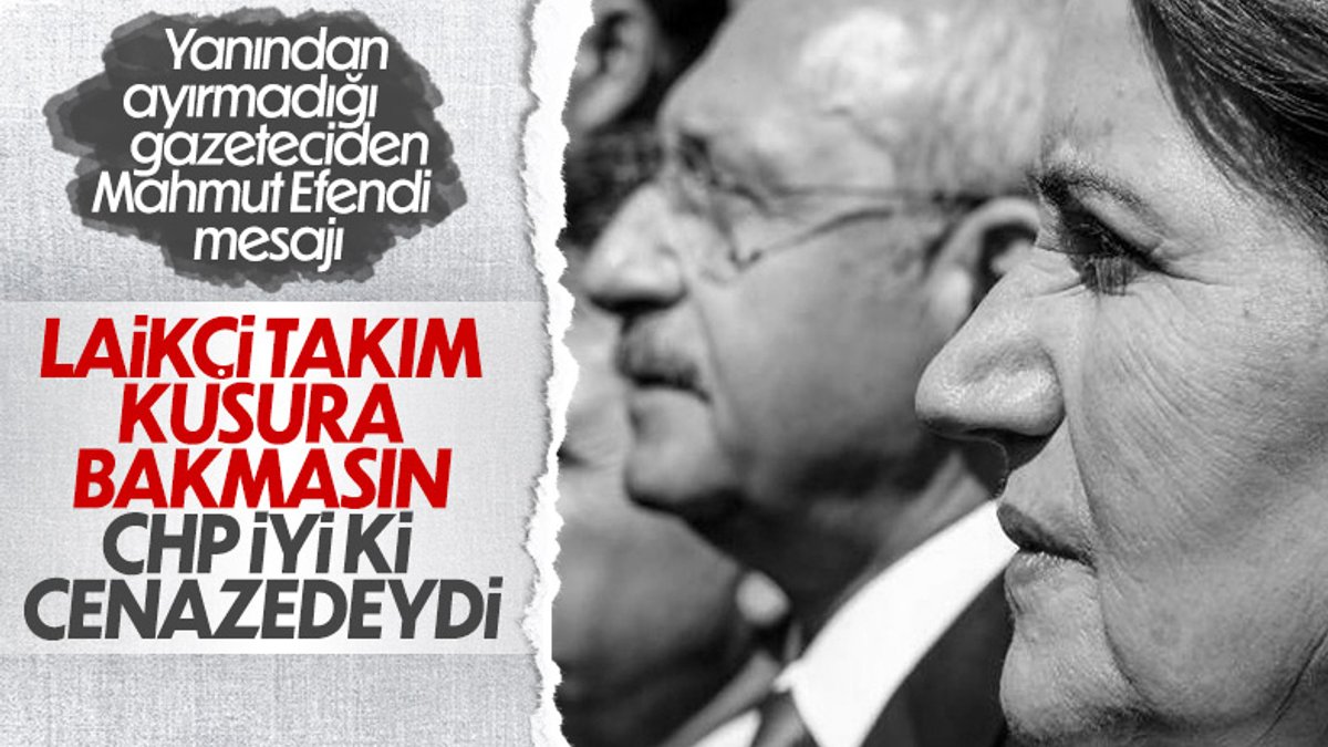 Sevilay Yılman'dan CHP'ye Mahmut Ustaosmanoğlu'nun cenazesine katılımına destek