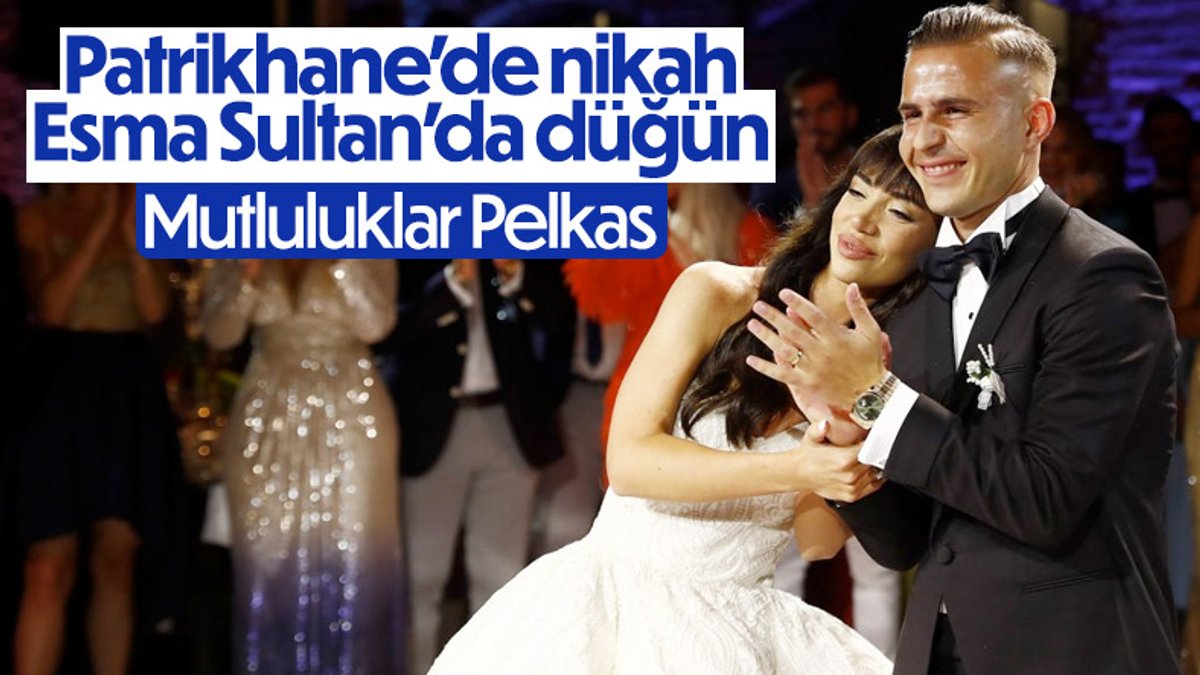 Fenerbahçeli futbolcu Dimitris Pelkas, Kiveli Marda ile dünyaevine girdi
