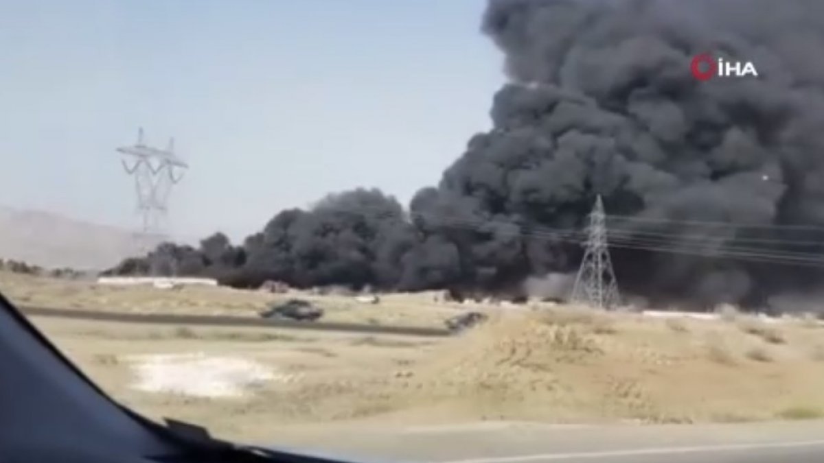 İran'da petrokimya fabrikasında yangın