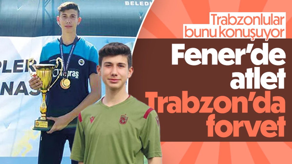 Trabzonspor U16'daki Yasir, Fenerbahçe'de atlet
