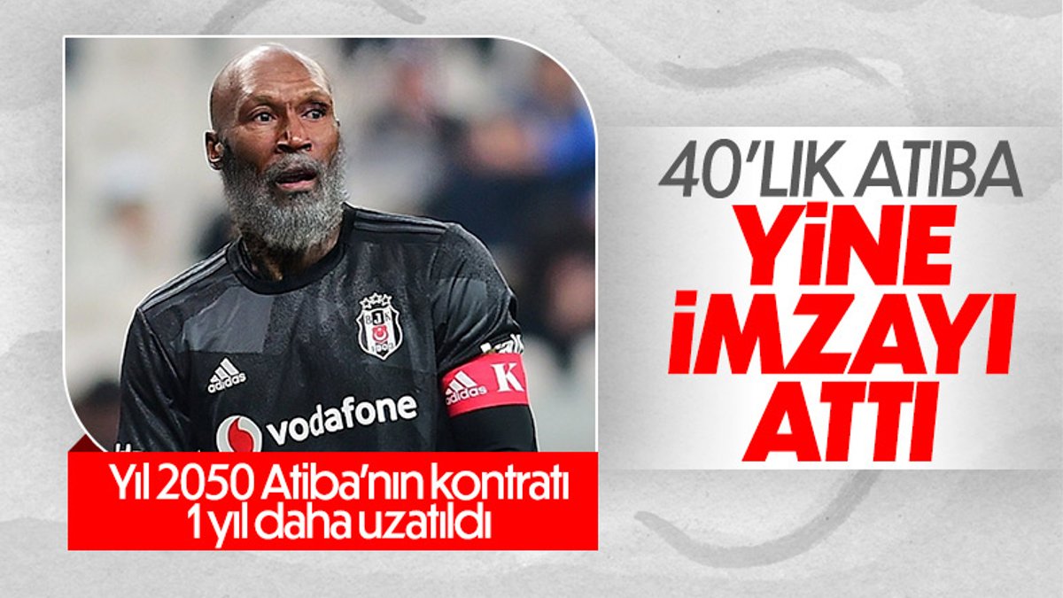Atiba Hutchinson 1 yıl daha Beşiktaş'ta