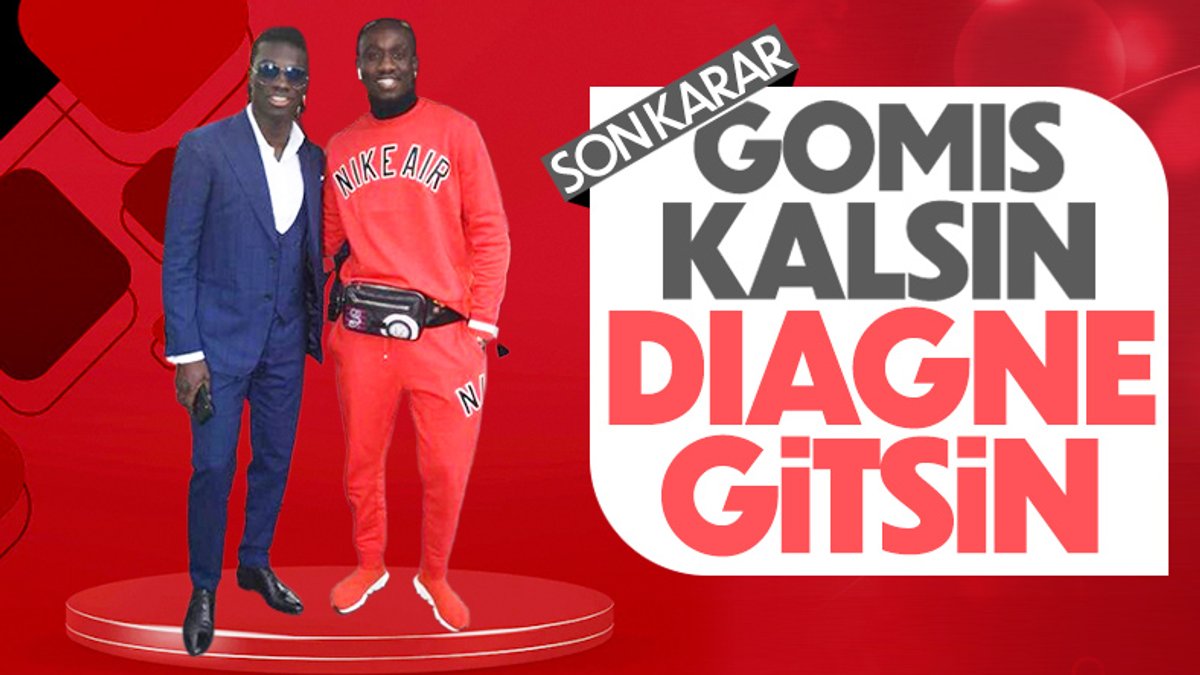 Galatasaray'da son karar: Diagne gitsin, Gomis kalsın