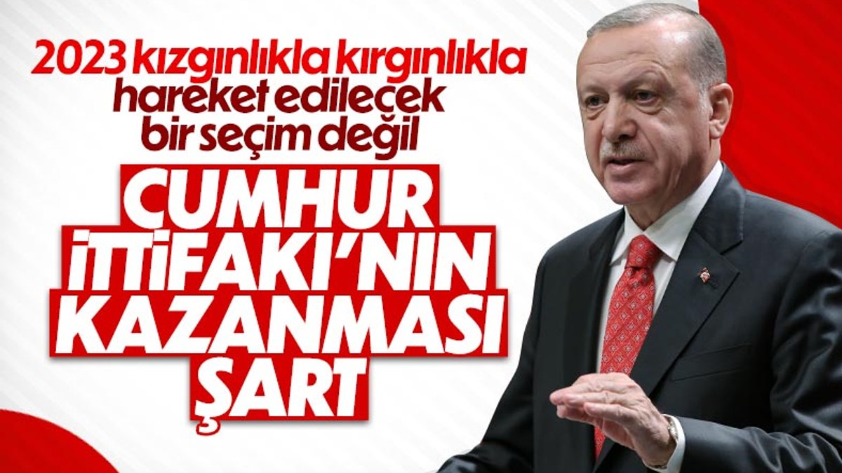 Cumhurbaşkanı Erdoğan, 2023'te yapılacak seçimlerle ilgili konuştu