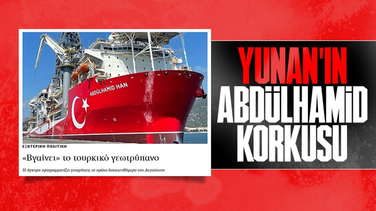 Abdülhamid Han gemisiyle ilgili hazırlıklar Yunan basınında