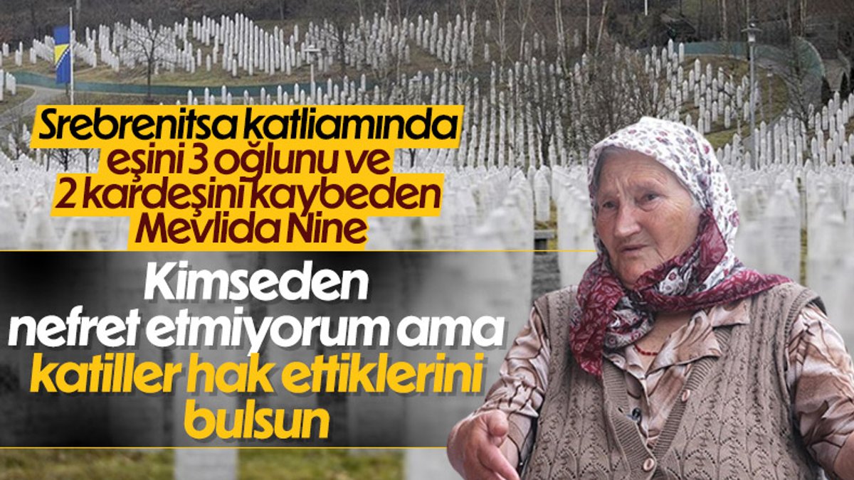Srebrenitsalı Mevlida Nine, yıllar sonra bulunan bir oğlunu ve eşini defnedecek