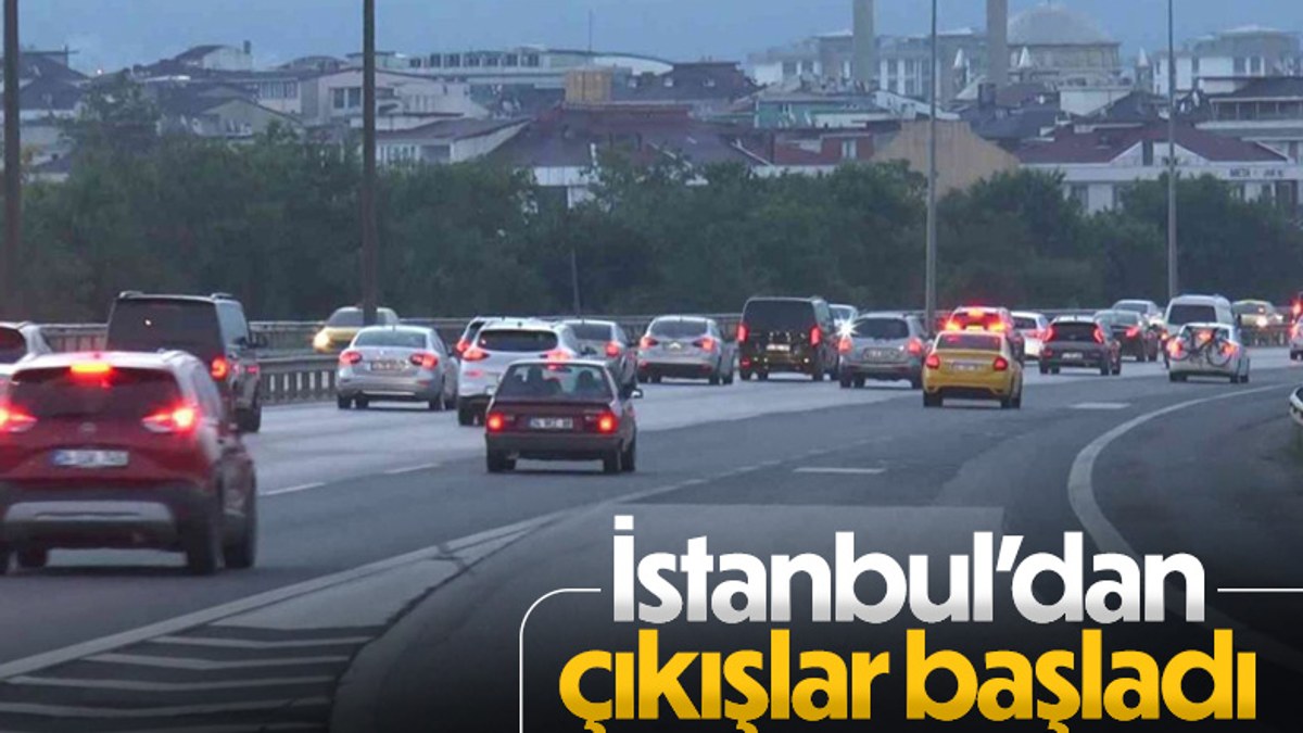 İstanbul’da bayram trafiği şimdiden başladı