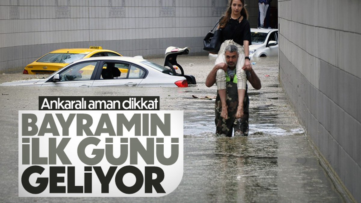 Ankara Valiliği'nden sağanak ve sel uyarısı